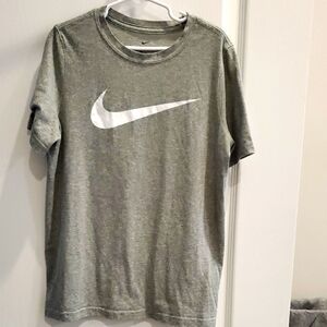 Nike Boy's Gray Dri-Fit T-Shirt, Size M